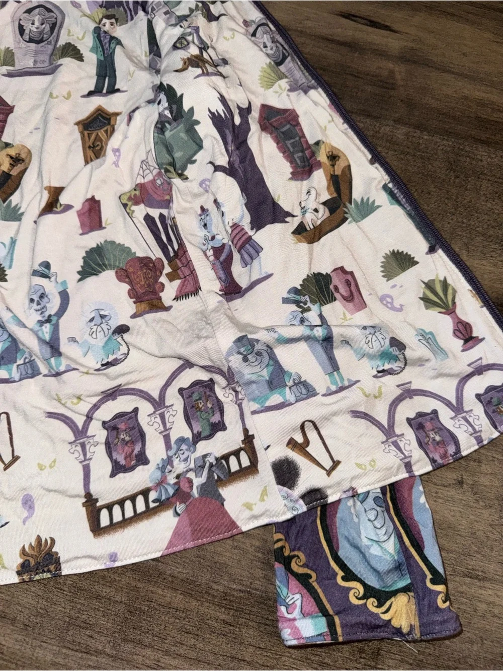 Posh Peanut × Disney Haunted Mansion Reversible Zip Hoodie 2T Ltd Edition